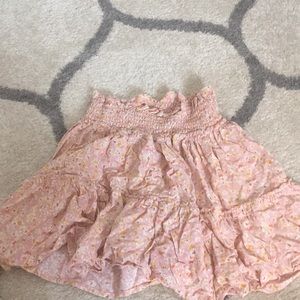 Floral Tired Flow y Skirt